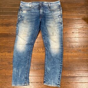 Medium Wash D-STAQ 3D Super Slim Jeans